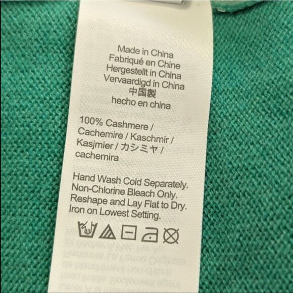 J. Crew Cashmere Preppy Academia Mermaid Fairy Cozy Coastal Capsule Cardigan XXL - Picture 9 of 9